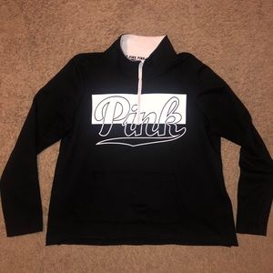 Pink pullover hoodie